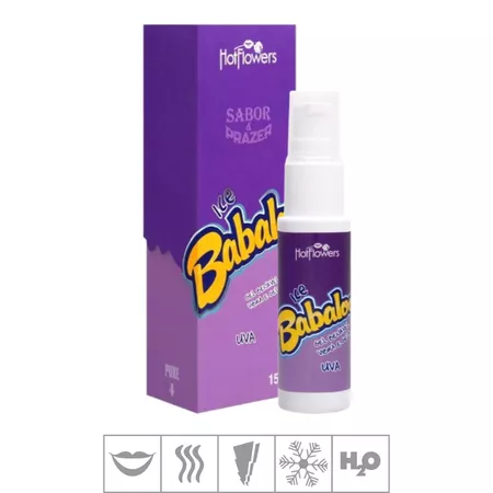 Gel Comestível Ice Babaloo 15g (HC818-ST857) - Uva