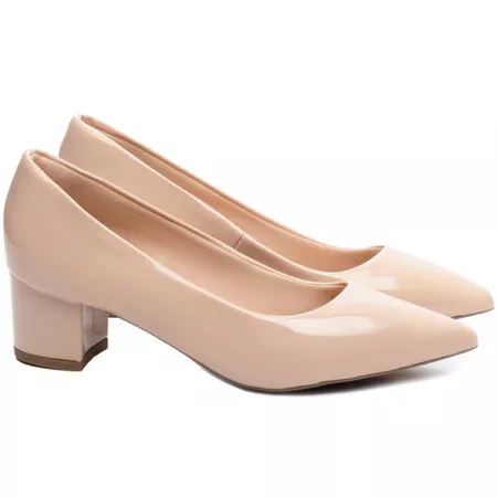 Sapato Scarpin Feminino Bege - Bárbara Barros | Conforto & Elegância -