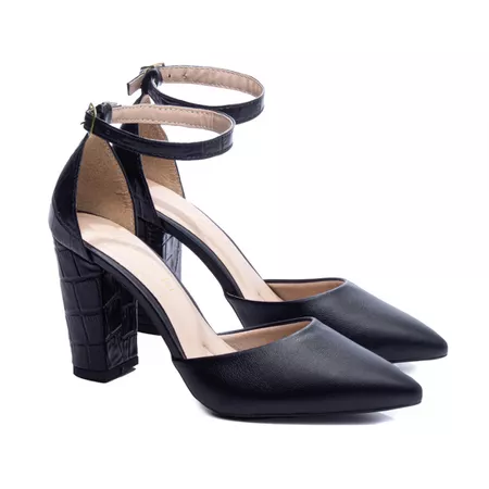 Sapato Scarpin Feminino Estampa Croco - Bárbara Barros | Conforto & Elegância -