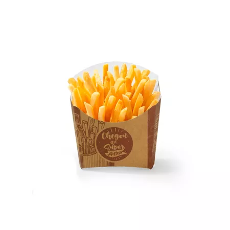 EMBALAGEM PARA BATATA FRITA TRADICIONAL KRAFT GOURMET - 50 UNIDADES - CaixaMix Embalagens