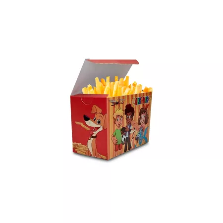 CAIXA PARA BATATA FRITA DELIVERY CAIXA KIDS - 50 UNIDADES - CaixaMix Embalagens