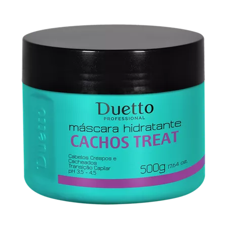 Máscara Hidratante Cachos Treat Duetto 500g - Loja Duetto Super