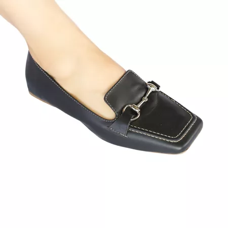Mocassim em Couro Legítimo - 1289-PRETO - PACHECO CALÇADOS