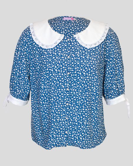 Camisa Ditsy Azul - 33052 - BELIEVED