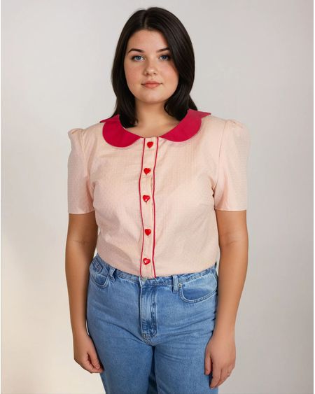 Camisa pétalas de amor - 33085 - Versiara