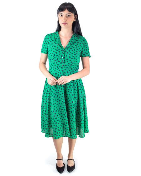 Vestido Amandine Verde - 21059 - BELIEVED