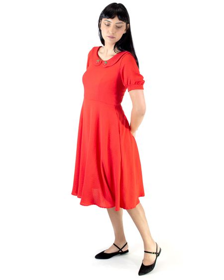 Vestido Cerise Vermelho - 21062 - BELIEVED