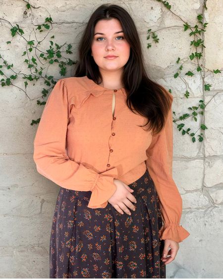 Blusa Romance Proibido Terracota - 35088 - BELIEVED