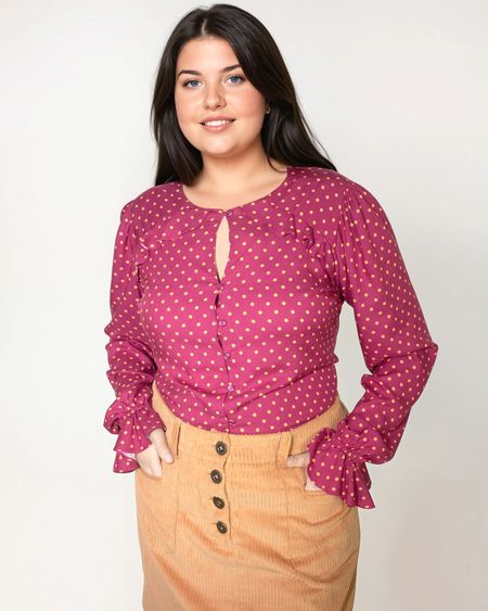 Blusa Romance Proibido Bolinhas - 35087 - BELIEVED