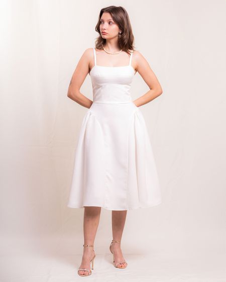 Vestido Corset Beatrice Offwhite - 23061 - Versiara