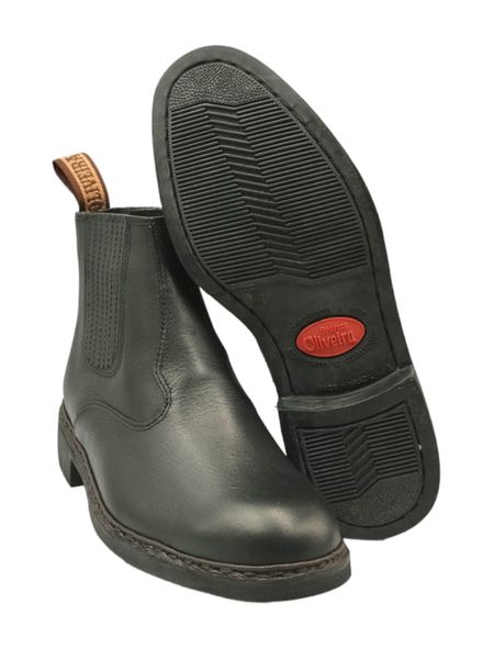 Botina Oliveira Vira Francesa Tradicional Bico Red... - BOTINAS OLIVEIRA