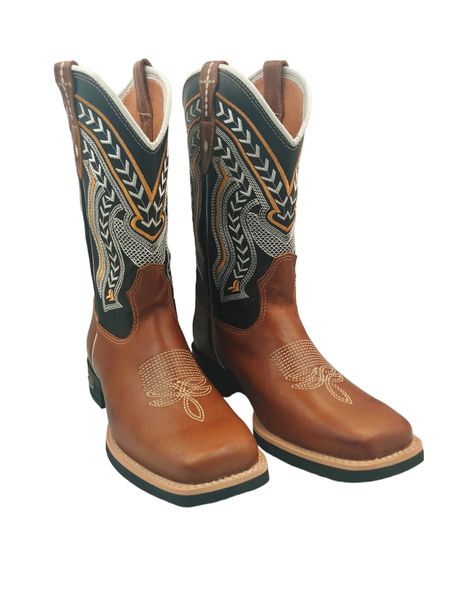 Bota 10.021 Fóssil Tabaco / Anilina Preta - 10.02... - BOTINAS OLIVEIRA