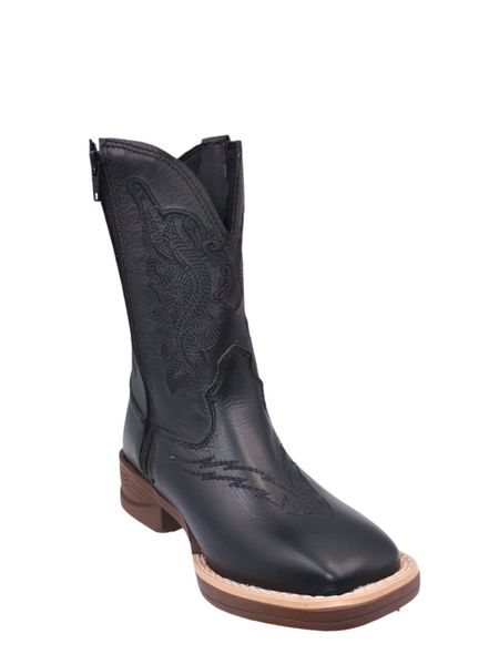Bota Oliveira - Infantil - Preta / Preta - 121- P... - BOTINAS OLIVEIRA