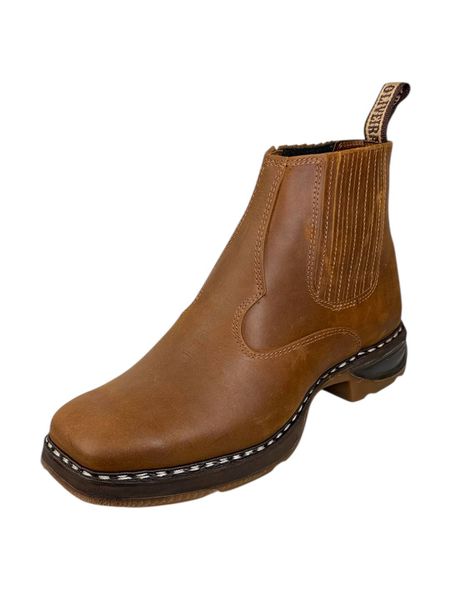 Botina Vira Francesa - Solado Jump Crazy Horse Cas... - BOTINAS OLIVEIRA