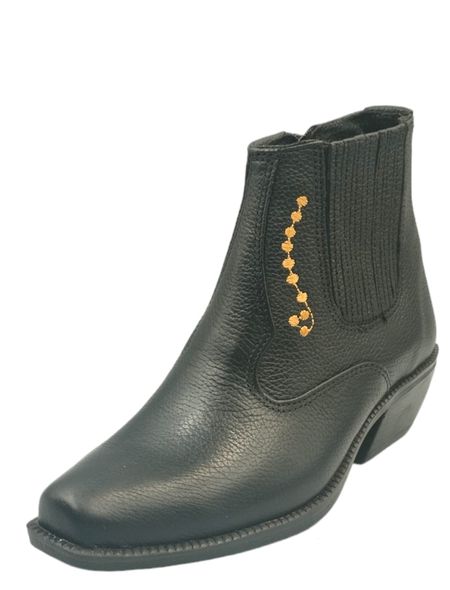 Botina Oliveira - Feminina Cano Baixo - 451 - Flot... - BOTINAS OLIVEIRA