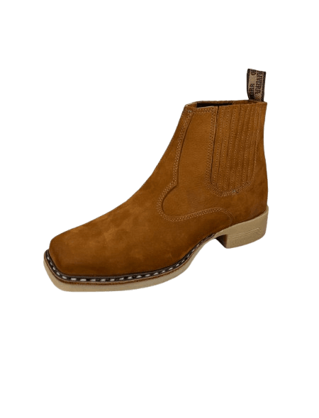 Botina Oliveira Meia Vira Francesa Bico Quadrado C... - BOTINAS OLIVEIRA