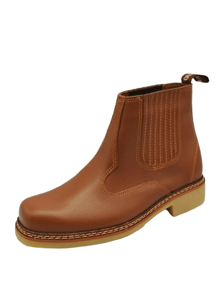 Botina Oliveira Vira Comum Bico Quadrado Graxa Car... - BOTINAS OLIVEIRA