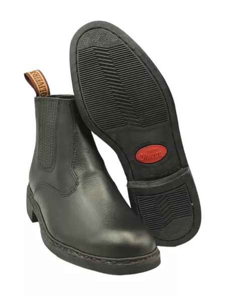 Botina Oliveira Vira Francesa Tradicional Bico Red... - BOTINAS OLIVEIRA