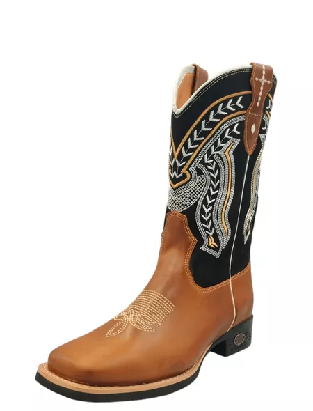 Bota 10.021 fóssil tabaco / preto nobuk - 10.021 ... - BOTINAS OLIVEIRA