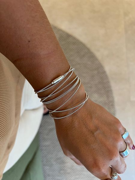 PULSEIRA CORDÃO DE VIOLÃO BANHADO A RÓDIO BRANCO - Dri Ferreira Semi Joias