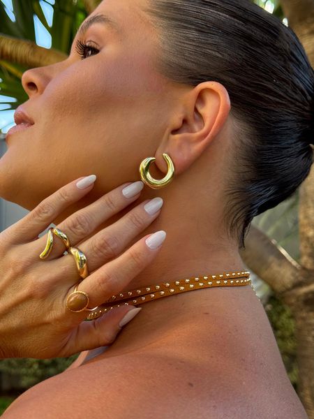BRINCO FRONTAL ESPIRAL P BANHADO A OURO - Dri Ferreira Semi Joias