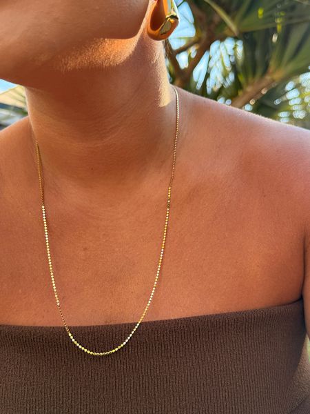 COLAR LONGO CHAPINHAS MINI BANHADO A OURO