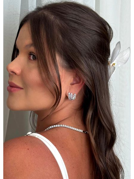 BRINCO FILEIRAS CRAVEJADAS BANHADO A RÓDIO BRANCO