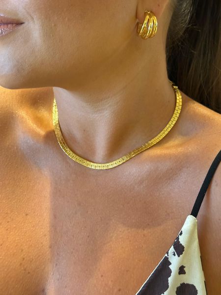 CHOKER FITA DETALHADA BANHADA A OURO - Dri Ferreira Semi Joias