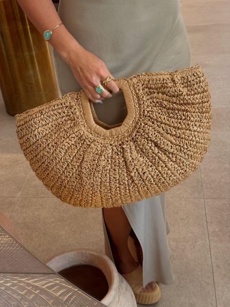 BOLSA PALHA MAXXI DF - Dri Ferreira Semi Joias