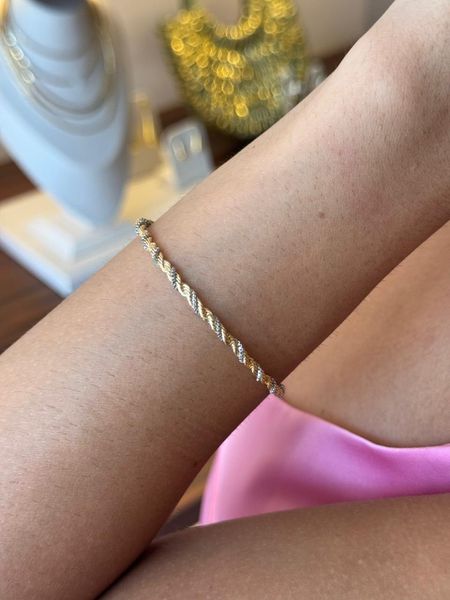 PULSEIRA CORDÃO BAIANO DOIS BANHOS - Dri Ferreira Semi Joias