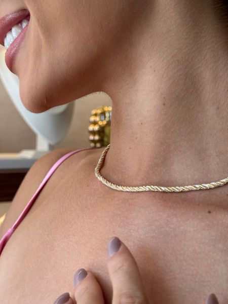 COLAR MÉDIO CORDÃO BAIANO DOIS BANHOS - Dri Ferreira Semi Joias