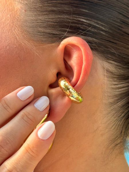 PIERCING FAKE TUBO MARTELADO GR BANHADO A OURO