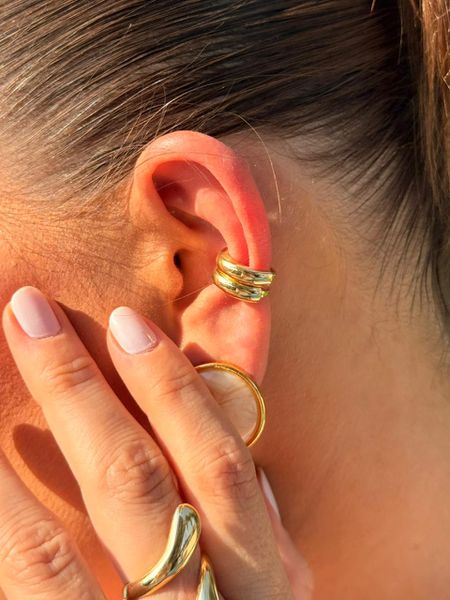 PIERCING FAKE SLIM BANHADO A OURO