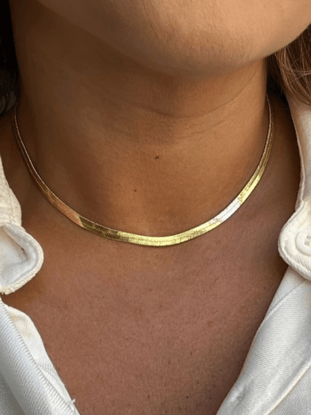 CHOKER FITA BANHADO A OURO - Dri Ferreira Semi Joias