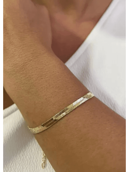 PULSEIRA FITA BANHADO A OURO - Dri Ferreira Semi Joias