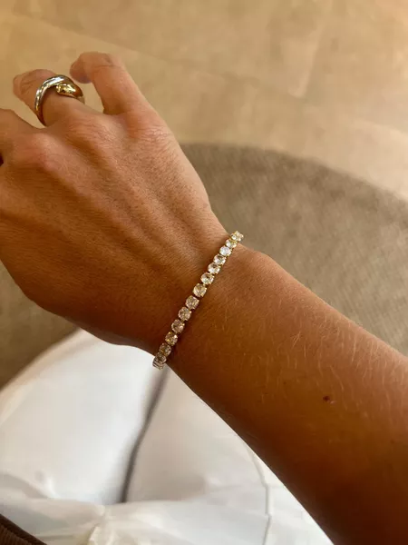 PULSEIRA RIVIERA BANHADA A OURO - Dri Ferreira Semi Joias