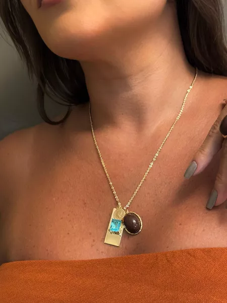 COLAR BOHO PATUÁ BANHADO A OURO - Dri Ferreira Semi Joias