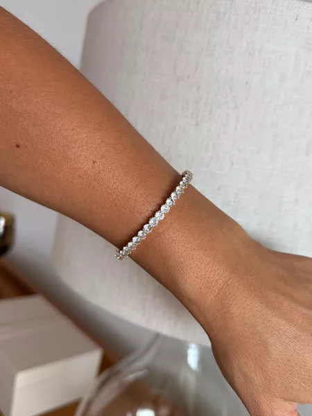 BRACELETE RIVIERA BANHADO A OURO 