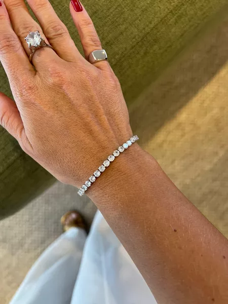 PULSEIRA RIVIERA BANHADA A RÓDIO BRANCO - Dri Ferreira Semi Joias