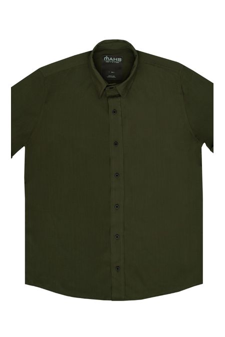 Camisa Visco Confort Verde Stone