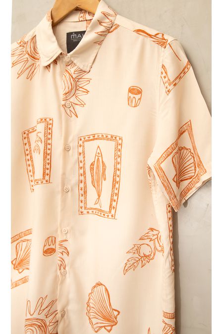 Camisa Estampada Unissex Maren