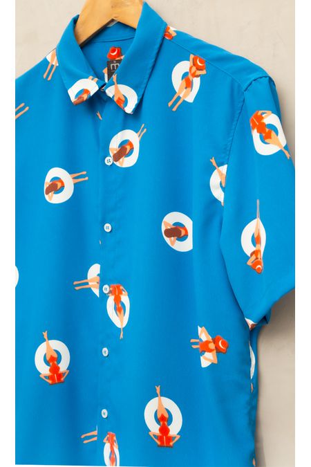 Camisa Estampada Unissex Dean