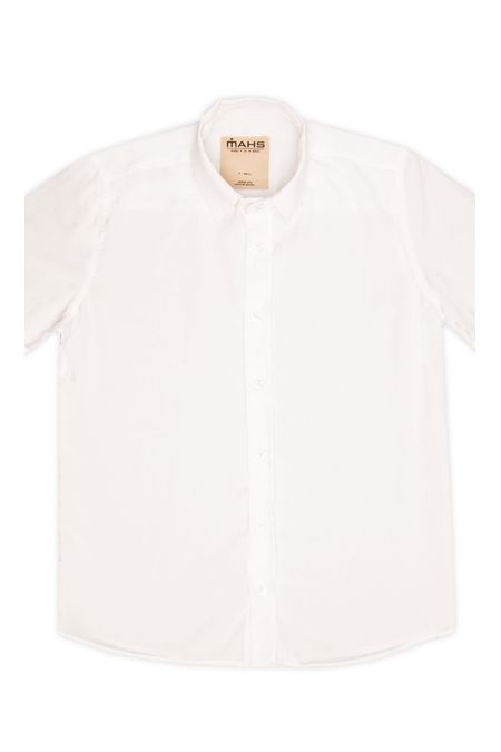 Camisa Visco Confort Branca Unissex - Mahs