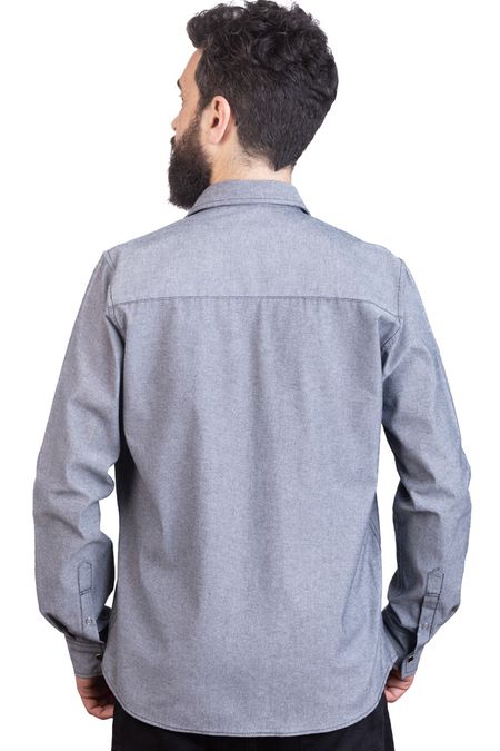 Camisa sales jeans cinza