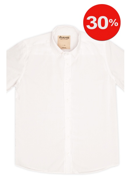 Camisa Visco Confort Branca Unissex - Mahs