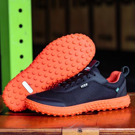 Tênis MVP Barefoot - Preto Tangerina - MVP Fitness - Loja Oficial