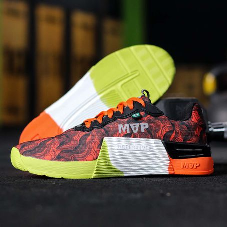 Tênis para Cross 5x5 - Abstract Red Orange - MVP Fitness - Loja Oficial