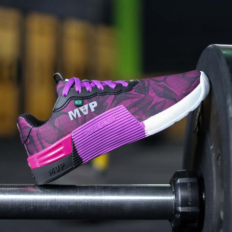 Tênis Preto para Cross 5x5 - Abstract Purple - MVP Fitness - Loja Oficial
