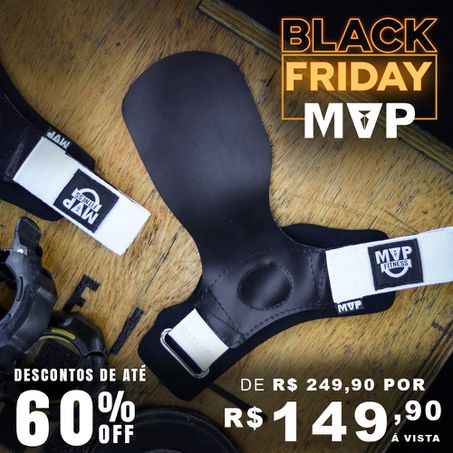 Grip Cross training MVP Power Grip - Black White - MVP Fitness - Loja Oficial