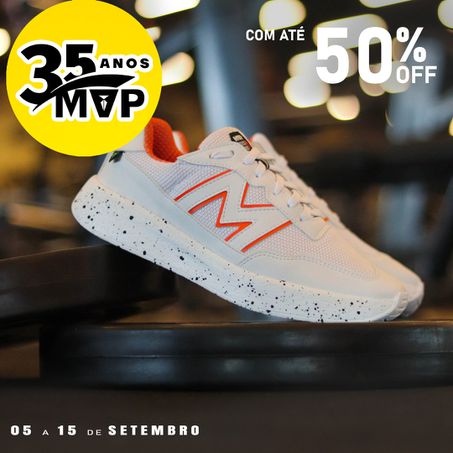 Tênis Branco para Treino Xtep Run II - White Orang... - MVP Fitness - Loja Oficial